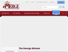 Tablet Screenshot of emergeinc.org